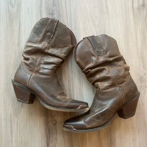 Crushed By Durango 6 Cowgirl Leather Boots